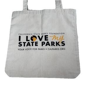 California State Parks Foundation Tote Bag 100% Cotton Quail 14 X 14” Pre-owned